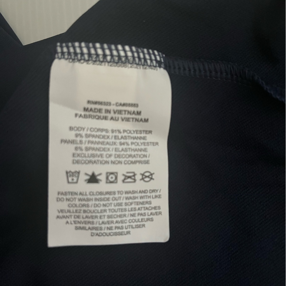 Nike Exclusive Chelsea Dri-Fit Strike Drill Stretch Active Top sz XL Navy/White - Picture 14 of 14